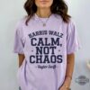 Harris Walz 2024 Calm Not Chaos Shirt For Swifties Endorsement For Kamala Harris Tee