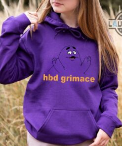 Hbd Grimace Sweatshirt Grimace Birthday Merch Grimace Birthday Hoodie Grimace Shirt