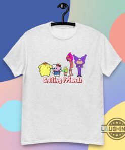 Hello Kitty X Smiling Friends Shirt Perfect Gift For Pim Charlie Alan Fans Hello Kitty X Smiling Friends Shirt Perfect Gift For Pim Charlie Alan Fans