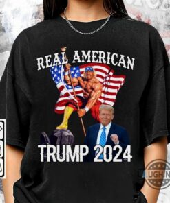 I Am A Real American Hulk Hogan Trump Shirt Donald Trump 2024 Funny Shirts Trumpamania Tee I Am A Real American Hulk Hogan Trump Shirt Donald Trump 2024 Funny Shirts Trumpamania Tee