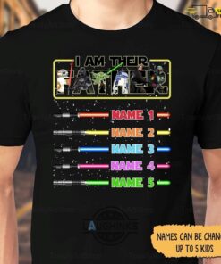 I Am Their Father Star Wars Shirt Best Dadalorian Shirt Custom Kids Name I Am Their Father Star Wars Shirt Best Dadalorian Shirt Custom Kids Name