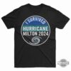 I Survived Hurricane Milton 2024 Shirt Weather Storm Survivor Tee Gift