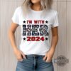 Im With Her Shirt Kamala Harris For President 2024 T Shirt Sweatshirt Hoodie