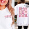 In My Cheer Mom Era Shirt Double Sided Football And Cheer Mom Shirts Cheer And Football Mom Shirts