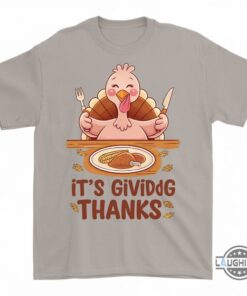 Its Giving Thanks Turkey Shirt Funny Thanksgiving Day