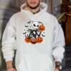 Jack Skellington Hoodie All Over Printed The Nightmare Before Christmas T Shirt Jack The Pumpkin King Full Printed Sweatshirt Jack Skellington Shirt Halloween Shirts