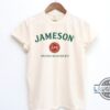 Jameson Tshirt Sweatshirt Hoodie Mens Womens Jameson Irish Whiskey Crewneck Shirts Alcoholic Drinking Cotton Tee Funny Jamesons Cocktails Fan Gift