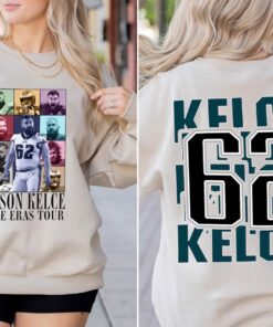 Jason Kelce Hoodie Tshirt Sweatshirt Mens Womens 2 Sided Kelce 62 The Eras Tour Shirts Taylor Swift Football Shirt 90S Vintage Classic Bootleg Graphic Tee Jason Kelce Hoodie Tshirt Sweatshirt Mens Womens 2 Sided Kelce 62 The Eras Tour Shirts Taylor Swift Football Shirt 90S Vintage Classic Bootleg Graphic Tee