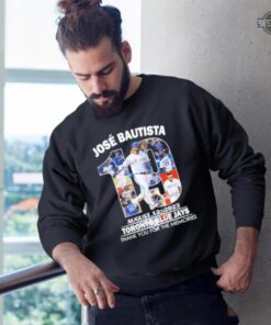 Jose Bautista T Shirt Best Jose Bautista Shirt Toronto Blue Jays Shirt Jose Bautista Blue Jays Sweatshirt Thank You For The Memories 2023