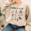 Karma Is A Cat Sweatshirt The Eras Tour Shirt Cats Midnights Taylor Tee Cute Swift Cat Sweatshirt Gift For Her Tshirt Sweatshirt Hoodie