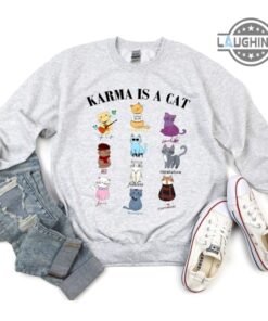 Karma Is A Cat Tshirt Sweatshirt Hoodie Mens Womens Kids Taylor Swift T Shirt Sweet Like Honey Karma Is A Cat Purring In My Lap Shirts Gift For Swiftie Taylors Version Karma Is A Cat Tshirt Sweatshirt Hoodie Mens Womens Kids Taylor Swift T Shirt Sweet Like Honey Karma Is A Cat Purring In My Lap Shirts Gift For Swiftie Taylors Version