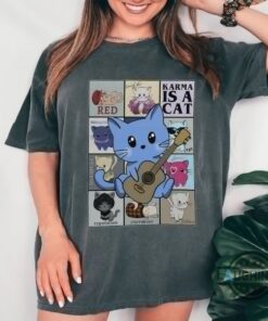 Karma Is Cat Shirt The Eras Tour Shirt Cats Teal Karma Cat Shirt Swiftie Eras Tour Eras Tour 2023 Midnights Taylor Tee Tshirt Sweatshirt Hoodie Karma Is Cat Shirt The Eras Tour Shirt Cats Teal Karma Cat Shirt Swiftie Eras Tour Eras Tour 2023 Midnights Taylor Tee Tshirt Sweatshirt Hoodie