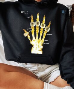 Kobe Broken Not Beaten Shirt NEW Kobe Bryant Shirt Kobe X Ray Shirt Kobe Rings Shirt Women Men Kobe 5 Rings Skeleton Shirt Sweatshirt Hoodie Kobe Tshirt