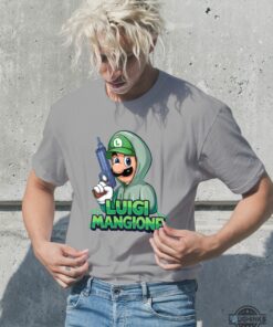 Luigi Mangione Mario Shirt Funny Luigi Mangione Mario Shirt Funny