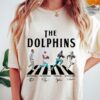 Miami Dolphins Throwback Hoodie Tshirt Sweatshirt Walking Abbey Road Signatures Football Shirt Mike Mcdaniel Tua Tagovailoa The Beatles