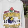 Michigan Rose Bowl Shirt Sweatshirt Hoodie Mens Womens Rose Bowl Game Playoff 2024 Champions Tee