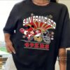 Mickey 49Ers Shirt Sweatshirt Hoodie Mens Womens Funny Mickey Mouse Football San Francisco 49Ers Crewneck Tee Disney Sf 49Ers Nfl Tshirt