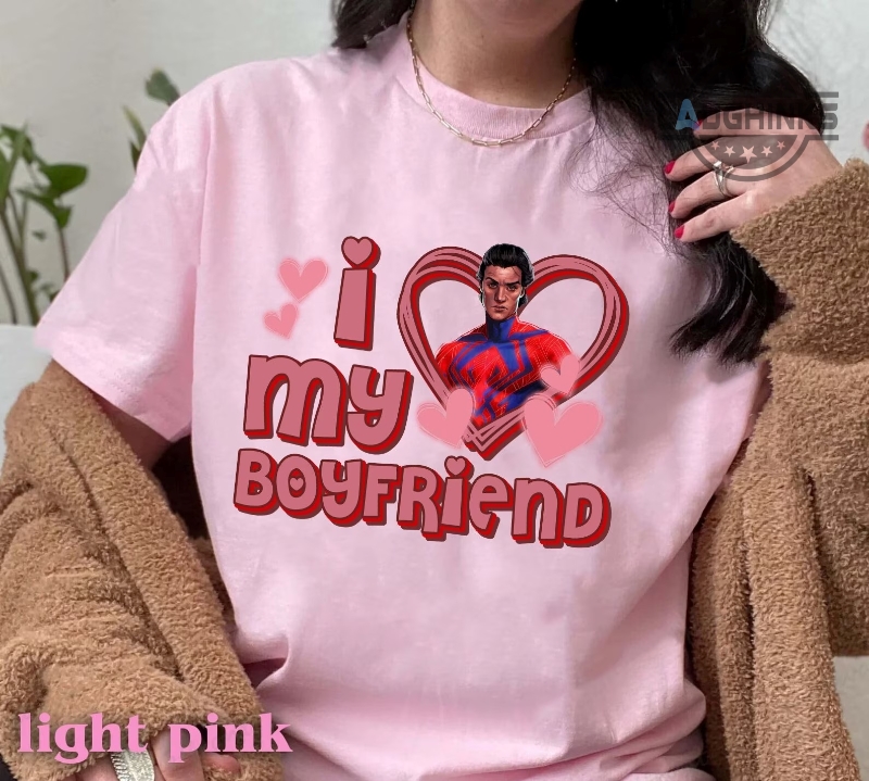 Miguel Spiderman I Love My Boyfriend Shirt Across the Spider Verse Miguel O Hara Shirt Miguel Spiderman I Love My Boyfriend Shirt Across the Spider Verse Miguel O Hara Shirt