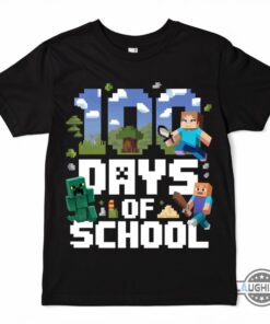 Minecraft 100 Days Of School Shirt Ideas
