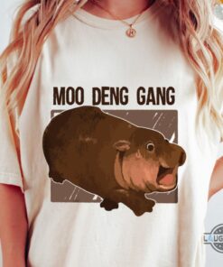 Moo Deng Gang Thai Baby Hippo Shirt Moo Deng Gang Thai Baby Hippo Shirt