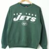 New York Jets Sweatshirt Tshirt Hoodie Mens Womens Kids Ny Jets Football Shirts New York Jets Game T Shirt Vintage National Football League Forest Green Sweatshirt