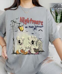 Nightmare On Main Street Mickey Halloween Shirt Mens Womens Vintage Mickey Mouse Halloween Shirts Disney Halloween Shirts Nightmare On Main Street Mickey Halloween Shirt Mens Womens Vintage Mickey Mouse Halloween Shirts Disney Halloween Shirts