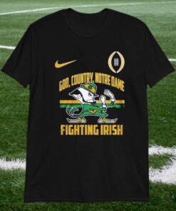 Nike God Country Notre Dame Fighting Irish Shirt College Football Playoff Champions 2025