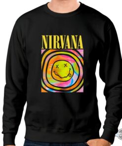 Nirvana Smiley Face Sweatshirt Nirvana Shirt Nirvana Sweatshirt Nirvana Tshirts Girls Nirvana T Shirts Womens Nirvana Vintage T Shirt