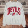 Nj Devils Sweatshirt Tshirt Hoodie Mens Womens Kids Vintage New Jersey Devils Hockey Team Shirts Nhl Winter Classic T Shirt Nj Devils Schedule Shirt Retro Est 1974