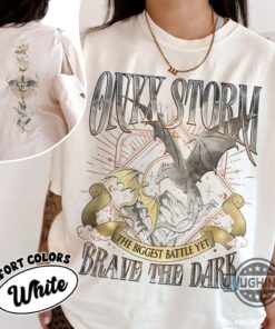Onyx Storm Brave The Dark Shirt Fourth Wing Series T Shirt Sweatshirt Hoodie Onyx Storm Brave The Dark Shirt Fourth Wing Series T Shirt Sweatshirt Hoodie