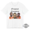 Original Gangstas T Shirt Funny Tiger Woods X John Daly X Scottie Scheffler Mugshot Shirts