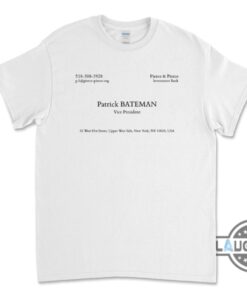 Patrick Bateman Business Card Horror Movie American Psycho Shirt Patrick Bateman Business Card Horror Movie American Psycho Shirt