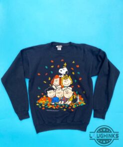 Peanuts Snoopy Charlie Brown Fall Autumn Halloween Vintage Shirt Reprinted