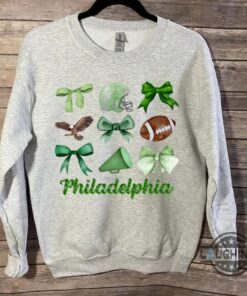 Philadelphia Eagles Football Coquette Bow Game Day Shirt Philadelphia Eagles Football Coquette Bow Game Day Shirt