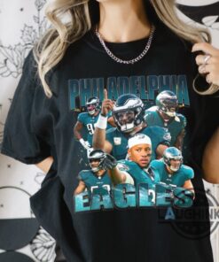 Philadelphia Eagles Football Retro 90S Vintage Bootleg Tee Shirt