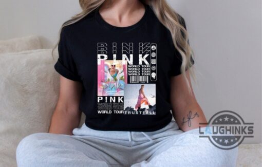 Pink Singer T Shirt Australia Us Uk Pink Australian Music Tour 2024 Shirt Sweatshirt Hoodie Gift For Pink Lovers Shirt Summer Carnival Pnk Trustfall Album Tee Shirts