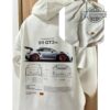 Porsche Hoodie Tshirt Sweatshirt 2 Sided Porsche 911 Gt3 Rs Aesthetic T Shirts Porsche Luxury Car Racing Tee Gift For Automotive Drivers Owners