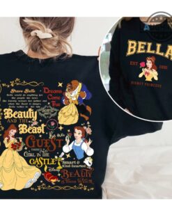 Princess Shirts Sweatshirts Hoodies 2 Sided Mens Womens Disney Princess Belle Tshirt Vintage Disneyland Tee Beauty And The Beast Shirt Disney World Gift Princess Shirts Sweatshirts Hoodies 2 Sided Mens Womens Disney Princess Belle Tshirt Vintage Disneyland Tee Beauty And The Beast Shirt Disney World Gift