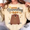 Punxsutawney Phil Shirt Sweatshirt Hoodie Happy Groundhog Day Gift Funny Cute Groundhog Animal Lover Gift Woodchuck Movie Tshirt