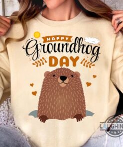 Punxsutawney Phil Shirt Sweatshirt Hoodie Happy Groundhog Day Gift Funny Cute Groundhog Animal Lover Gift Woodchuck Movie Tshirt Punxsutawney Phil Shirt Sweatshirt Hoodie Happy Groundhog Day Gift Funny Cute Groundhog Animal Lover Gift Woodchuck Movie Tshirt