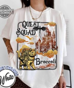 Quest Squad Broccoli Fourth Wing Shirt Quest Squad Broccoli Fourth Wing Shirt