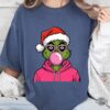 Retro Christmas Grinch Shirt Pink Whimsical Merry Grinchmas Tshirt