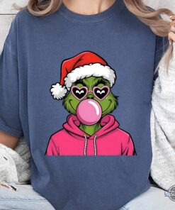 Retro Christmas Grinch Shirt Pink Whimsical Merry Grinchmas Tshirt Retro Christmas Grinch Shirt Pink Whimsical Merry Grinchmas Tshirt