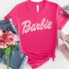Retro Doll Barbie Tshirt Women Barbie Graphic Tee Pink Barbie Shirt 90S Barbie T Shirt