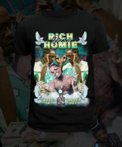 Rich Homie Quan Fan Art Tapped In Tapped Out Shirt Rich Homie Quan Fan Art Tapped In Tapped Out Shirt