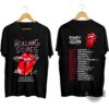 Rolling Stones Tshirt Sweatshirt Hoodie Mens Womens Vintage Rolling Stones Band Tour 2024 Shirts Hackney Diamonds 2 Sided Tee Rolling Stones Band Fan Gift