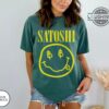 Satoshi Shirt Sweatshirt Hoodie Jack Dorsey Super Bowl Satoshi Nirvana Smiley Face Tshirt Satoshi Nakamoto Kurt Cobain Bitcoin Tribute Cryptocurrency Tee