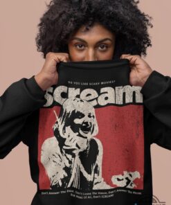 Scream Shirt Retro Horror Movie Halloween Sweatshirt T Shirt Hoodie Vintage Billy Loomis Ghost Face Slasher Tee Scream Shirt Retro Horror Movie Halloween Sweatshirt T Shirt Hoodie Vintage Billy Loomis Ghost Face Slasher Tee