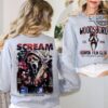 Scream Sweatshirt Double Sided Woodsboro Scream Shirts Scream Movie Shirt Ghostface Shirt Ghostface Killah Sweatshirt Mens Womens Adults Kids Halloween Shirts
