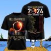 Snoopy Eclipse Shirt Sweatshirt Hoodie Hello Darkness My Old Friend Total Solar Eclipse 2024 Shirts North America Tour Snoopy And Charli Brown Dock Tshirt